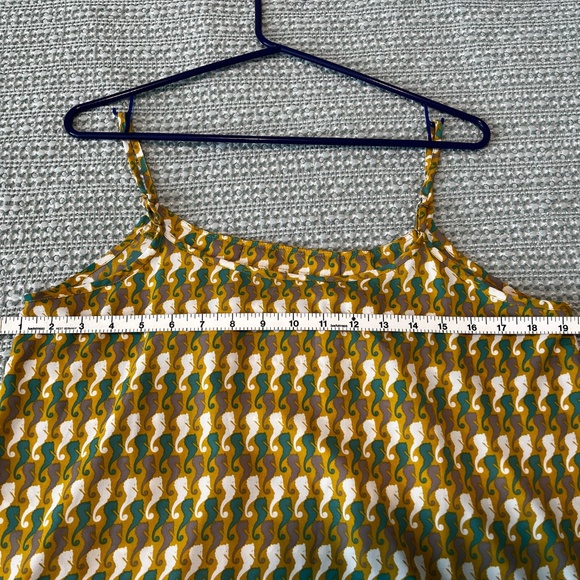 Seahorse Print Spaghetti Strap Top with Adjustable Straps - Picture 5 of 9